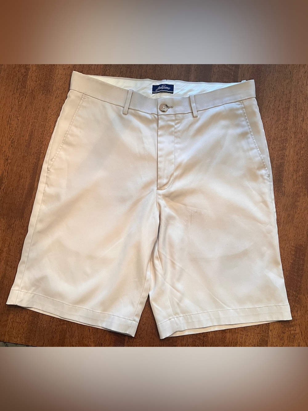 Classic Cream Flat-Front Men’s Shorts by Southern Tide